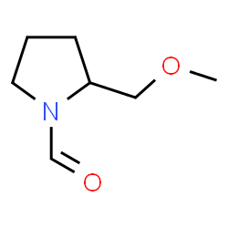 1-Pyrrolidinecarboxaldehyde, 2-(methoxymethyl)- (9CI) Structure