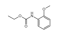 ethyl N-(o-methoxyphenyl) carbamate Structure