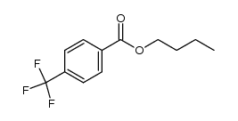 4-(trifluoromethyl)benzoic acid butyl ester结构式