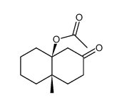 [(4aS,8aS)-8a-methyl-6-oxo-2,3,4,5,7,8-hexahydro-1H-naphthalen-4a-yl] acetate Structure