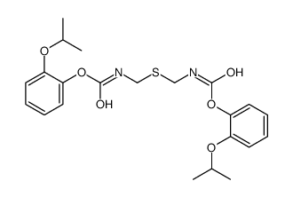 (2-propan-2-yloxyphenyl) N-[[(2-propan-2-yloxyphenoxy)carbonylamino]methylsulfanylmethyl]carbamate Structure