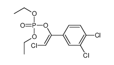 2-Chloro-1-(3,4-dichlorophenyl)ethenyl diethyl phosphate Structure