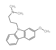 9H-Carbazole-9-propanamine,2-methoxy-N,N-dimethyl- structure