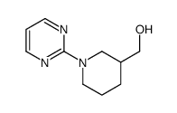 (1-Pyrimidin-2-yl-piperidin-3-yl)-methanol Structure