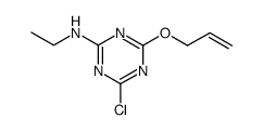 (4-allyloxy-6-chloro-[1,3,5]triazin-2-yl)-ethyl-amine结构式