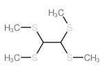 1,1,2,2-tetrakis(methylsulfanyl)ethane structure