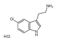 5-chloro-1H-indole-3-ethylamine hydrochloride structure