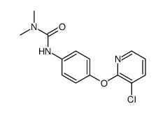 3-[4-(3-chloropyridin-2-yl)oxyphenyl]-1,1-dimethylurea结构式