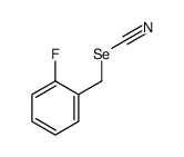 (2-fluorophenyl)methyl selenocyanate Structure