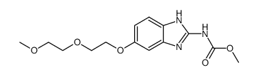 {5-[2-(2-methoxy-ethoxy)-ethoxy]-1(3)H-benzoimidazol-2-yl}-carbamic acid methyl ester Structure