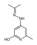 6-methyl-4-(2-propan-2-ylidenehydrazinyl)-1H-pyridin-2-one结构式