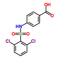 4-{[(2,6-Dichlorophenyl)sulfonyl]amino}benzoic acid图片