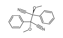 meso-2,3-Dimethoxy-2,3-diphenylsuccinonitril结构式