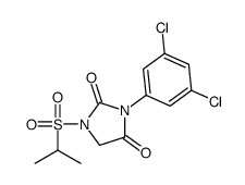 3-(3,5-dichlorophenyl)-1-propan-2-ylsulfonylimidazolidine-2,4-dione Structure