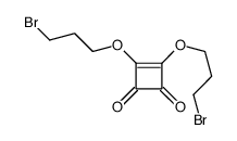 3,4-bis(3-bromopropoxy)cyclobut-3-ene-1,2-dione Structure