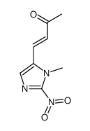 4-(3-methyl-2-nitroimidazol-4-yl)but-3-en-2-one结构式