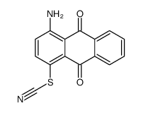 (4-amino-9,10-dioxoanthracen-1-yl) thiocyanate结构式