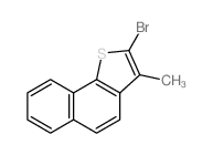 Naphtho[1,2-b]thiophene, 2-bromo-3-methyl- Structure