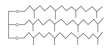 1,2,3-tris-(3,7,11,15-tetramethyl-hexadecyloxy)-propane结构式