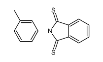 2-(3-methylphenyl)isoindole-1,3-dithione结构式