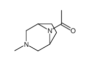 8-Acetyl-3-methyl-3,8-diazabicyclo[3.2.1]octane Structure