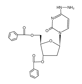 O3',O5'-dibenzoyl-2'-deoxy-uridine 4-hydrazone结构式