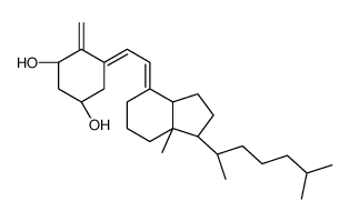 1α-Hydroxy-5, 6-trans-vitamin D3 structure