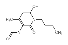 Formamide, N-(1-butyl-1,2-dihydro-6-hydroxy-4-methyl-2-oxo-3-pyridinyl)- (9CI) structure