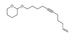 2-(undec-10-en-5-yn-1-yloxy)tetrahydro-2H-pyran结构式