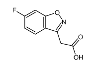 (6-fluoro-benzo[d]isoxazol-3-yl)-acetic acid Structure