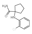 Cyclopentanecarboxamide,1-[(2-chlorophenyl)amino]-结构式