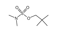 neopenthyl N,N-dimethylsulfamate结构式