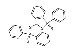 diphenyl-phosphinodithious acid methanediyl ester结构式