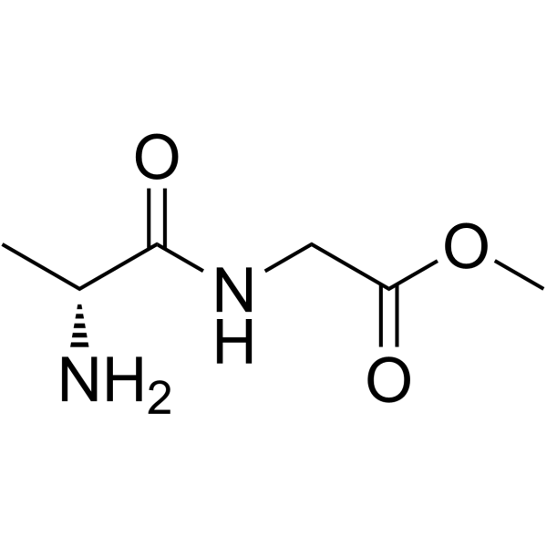 Methyl D-alanylglycinate Structure