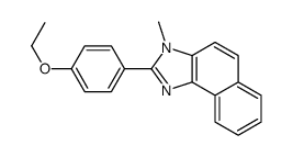 2-(4-ethoxyphenyl)-3-methylbenzo[e]benzimidazole Structure