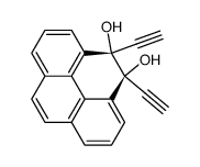 (4S,5S)-4,5-diethynyl-4,5-dihydropyrene-4,5-diol结构式