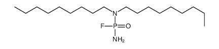 N-[amino(fluoro)phosphoryl]-N-nonylnonan-1-amine Structure