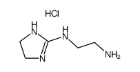 N-(4,5-dihydro-1H-imidazol-2-yl)ethane-1,2-diamine dihydrochloride结构式