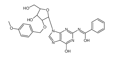 N-[9-[(2R,3R,4R,5R)-4-hydroxy-5-(hydroxymethyl)-3-[(4-methoxyphenyl)methoxy]oxolan-2-yl]-6-oxo-3H-purin-2-yl]benzamide结构式