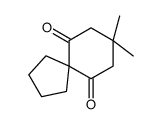 8,8-dimethylspiro[4.5]decane-6,10-dione结构式