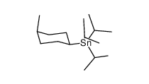 cis-(4-methylcyclohexyl)triisopropylstannane Structure