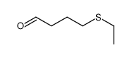 4-(ethylthio)butyraldehyde structure