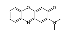 2-dimethylamino-3H-phenoxazin-3-one structure