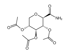 2,3,4-tri-O-acetyl-β-D-xylopyranosylformamide结构式