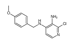 2-CHLORO-N4-(4-METHOXYBENZYL)PYRIDINE-3,4-DIAMINE Structure