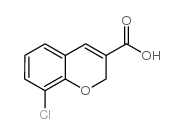 8-chloro-2h-chromene-3-carboxylic acid structure