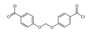 4-[(4-carbonochloridoylphenoxy)methoxy]benzoyl chloride结构式