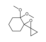 9,9-dimethoxy-10-oxadispiro[2.0.54.13]decane Structure