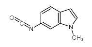 6-异氰酰基-1-甲基-1H-吲哚结构式