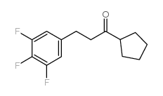 CYCLOPENTYL 2-(3,4,5-TRIFLUOROPHENYL)ETHYL KETONE图片